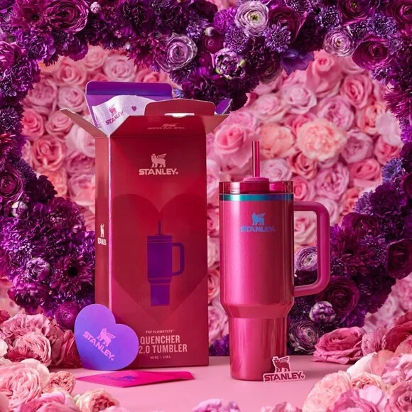 STANLEY Berry Truffle 40 oz Quencher Valentine's Day NEW IN BOX Limited Edition - Picture 5 of 16